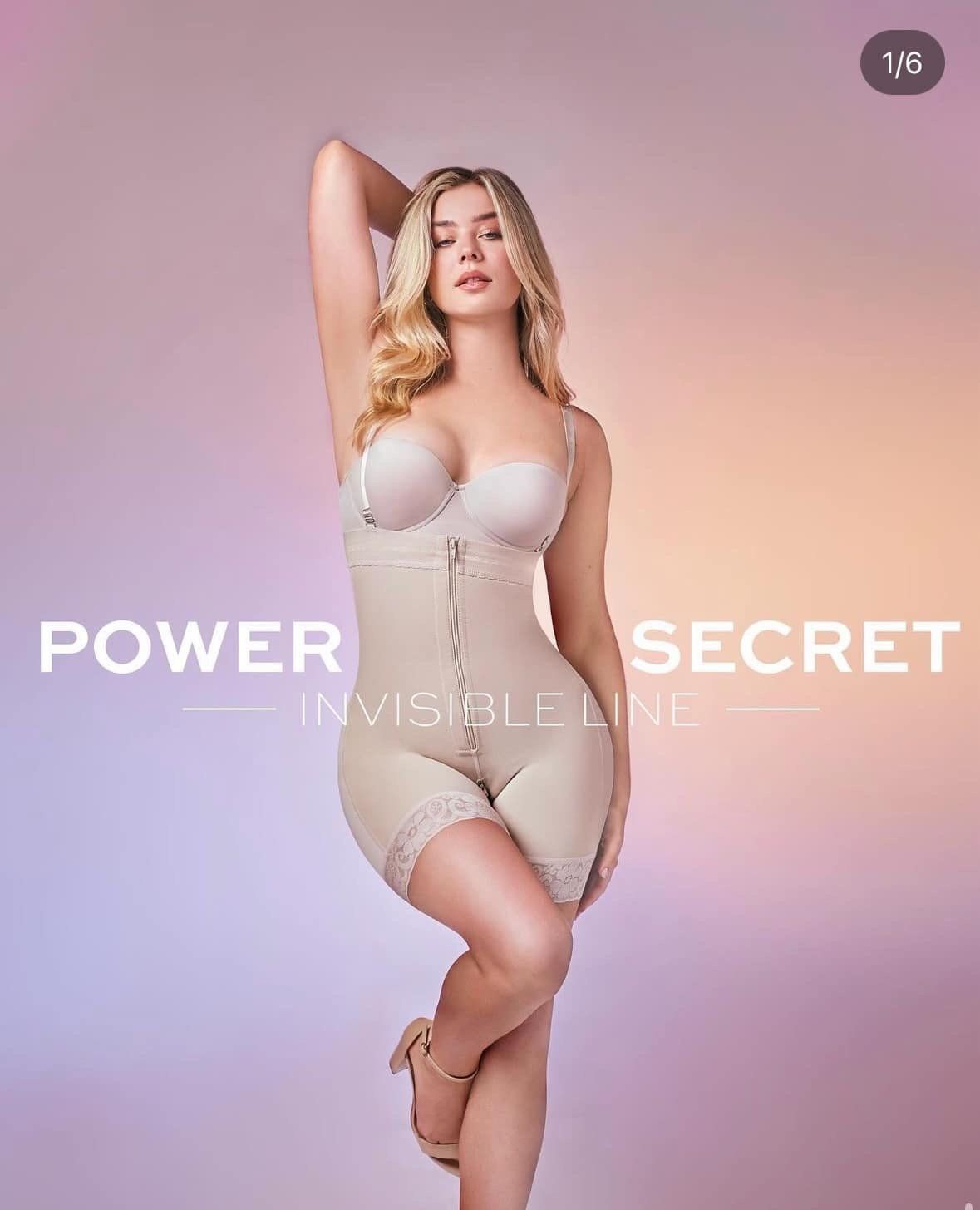 Body định hình Ann Chery dòng Power Secret trên nền hồng pastel